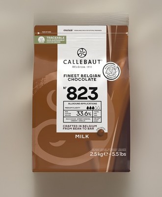 Callebaut 823 Finest Belgian Milk Chocolate 5.5 lbs