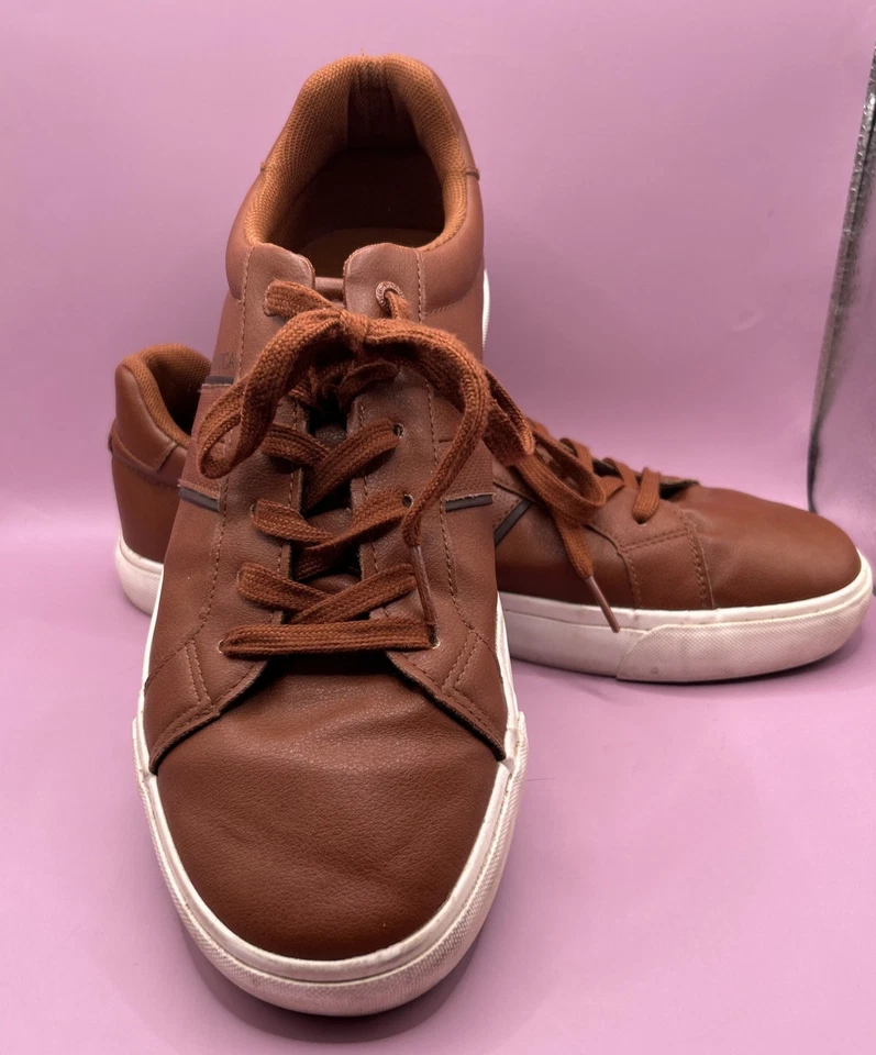 Zapatillas bajas con cordones Nautica para hombre marrón talla 10 Foto 3 de 4