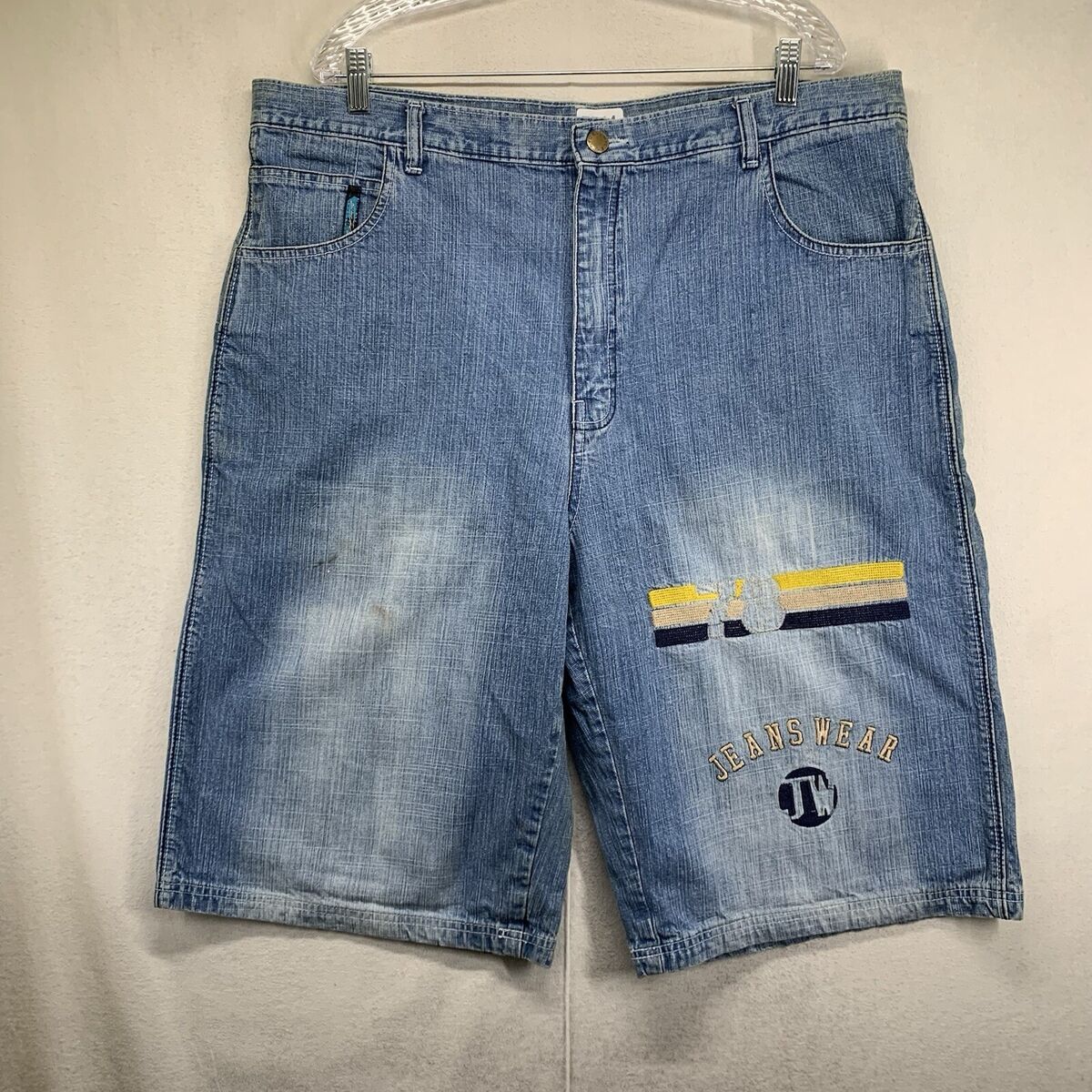 Vtg Y2K Enyce Jeans Shorts Mens 40 Blue Baggy Jorts Vtg Y2K Enyce Jeans Shorts Mens 40 Blue Baggy Jorts