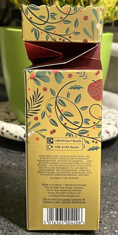 The Scottish Fine Soaps Co SPICED MANPLE Juego de Jabón Corporal y Barra Navidad Foto 2 de 4