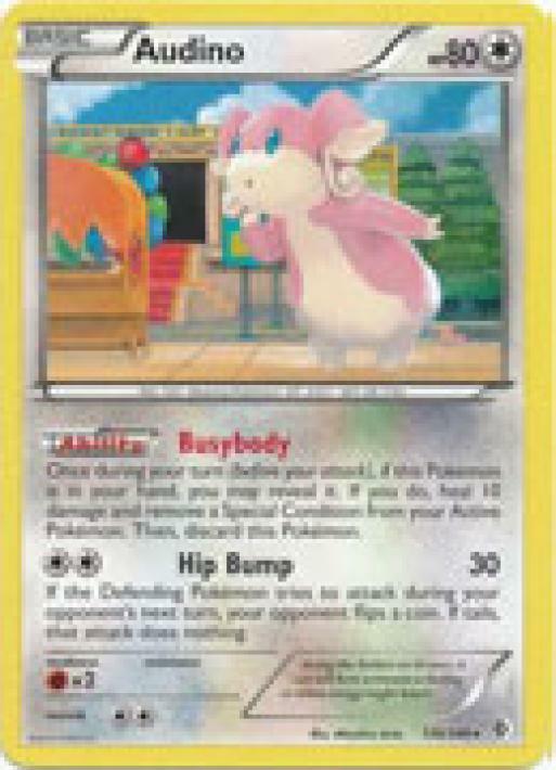 2x (BW7-126) Audino Rare Pokemon BW Boundaries Crossed Card