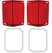 United Pacific Tail Light Lens and Gasket Set For 1970-1972 Chevy EL Camino
