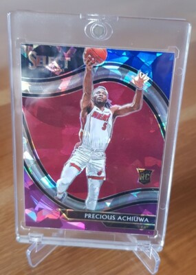 Panini 2020-21 Select - #281 - Precious Achiuwa - Courtside Cracked Ice