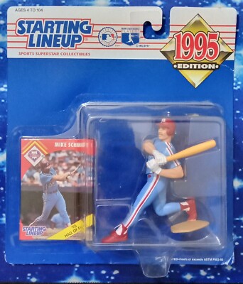 1995 Edition Starting Lineup Mike Schmidt Baseball Figure AC SEALED
