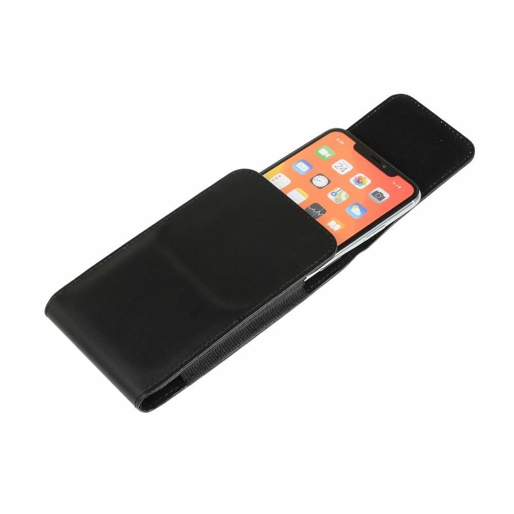 Housse étui DFVmobile Pour DOOGEE S80 (2018) - Cuir Synthétique Noir - Fermeture Magnétique