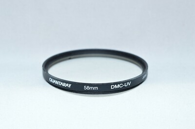 Quantaray 58 mm DMC (Digital Multi-Coated) UV Screw-In Filter Made Japan.(V-170)