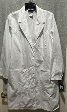 NWT White Cherokee Scrubs Professional Whites Women 40  Lab Coat 2411 WHTD