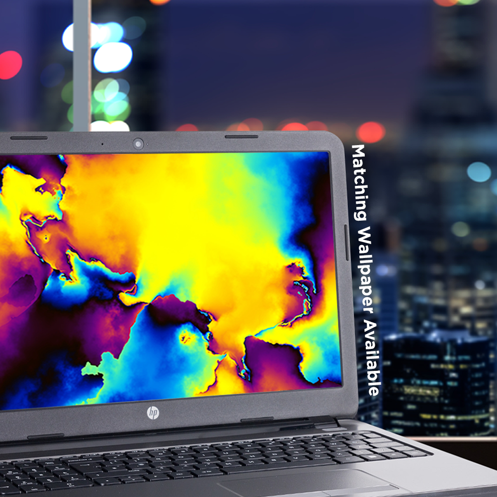 Universal Laptop Skins wrap for 15 - color swirls trippy