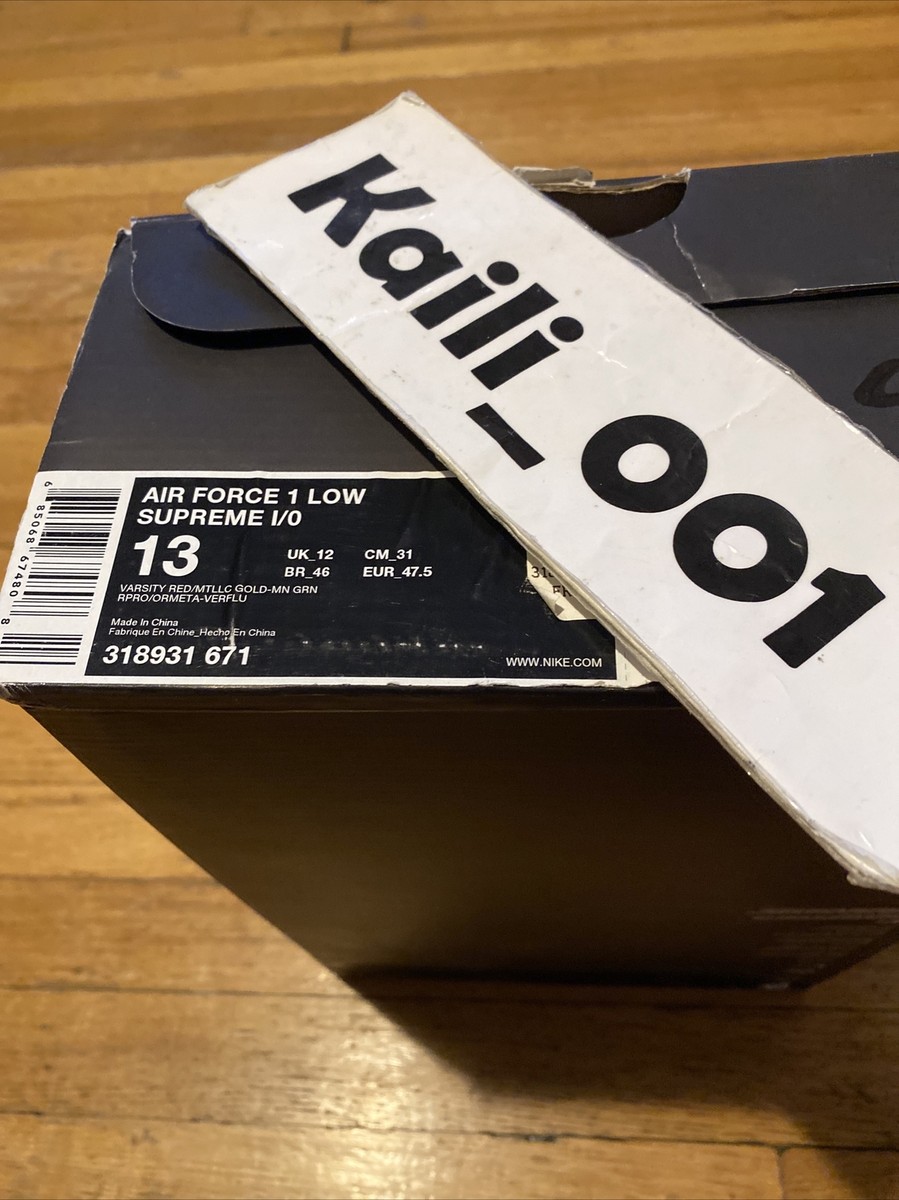 Nike Air Force 1 Low Supreme I/O QuestLove Linen Playstation Nike Air Force 1 Low Supreme I/O QuestLove Linen Playstation