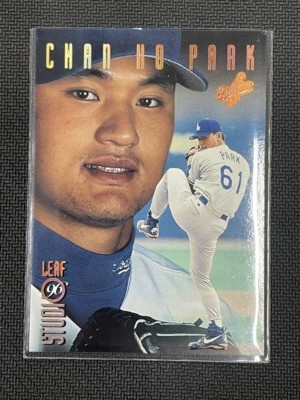 Chan Ho Park 1996 Leaf Studio Bronze One OF two Thousand Dodgers #15 1/2000