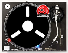 Reel to Reel Silhouette - 7"-12" DJ slipmat for turntable record player 