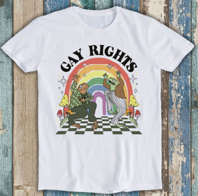 T-Shirt Gay Rights Dancing Frog LGBT Lesbian Gay Pride stolz lustig Geschenk 2168
