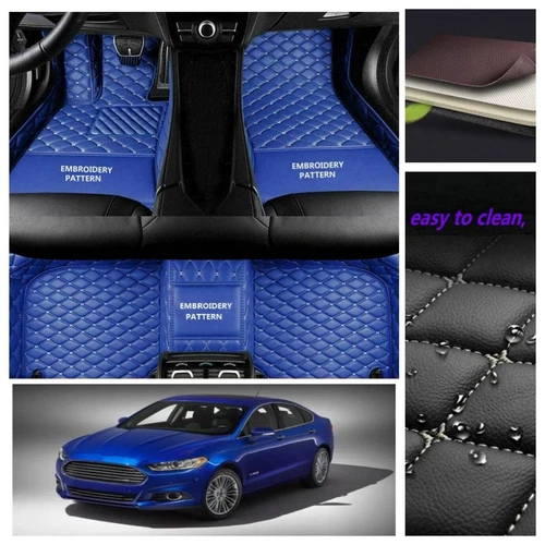 Fit Ford Crown Victoria Fusion Taurus Car Floor Mats Auto Carpets Waterproof Mat - Imagen 3 de 41