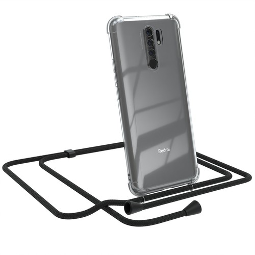 EAZY CASE do Xiaomi Redmi 9 Etui z opaską Łańcuszek na telefon komórkowy Silikonowe etui ochronne Cover - Zdjęcie 14 z 26
