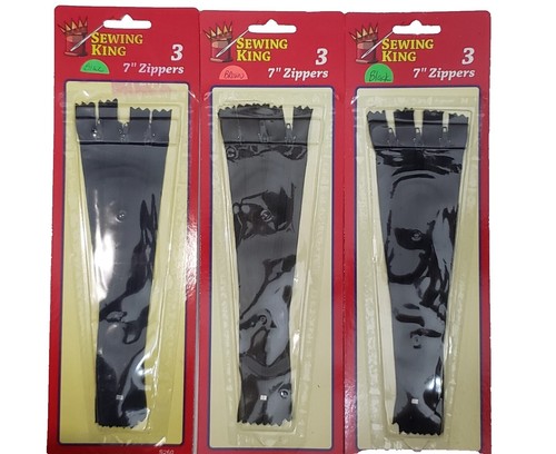 RiRi Zipper m6, 2 Way Sep End Blackened white bronze, Blk, Flach