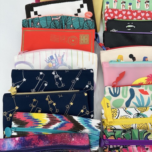 Lote de 44 Bolsas Ipsy Glam Cosméticas Vacías Solo Surtidas Meses Aleatorio - Imagen 3 de 8