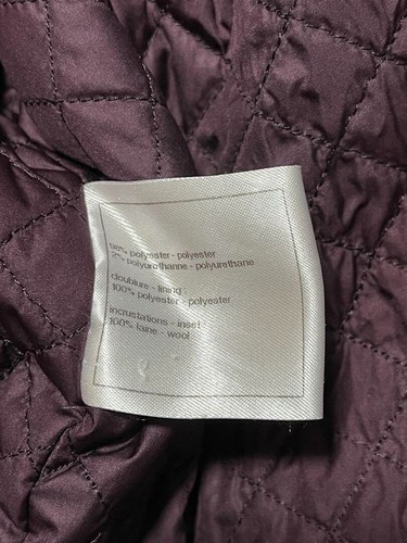 CHANEL Lion Coco Mark Pattern Knit Quilted Bomber Jacket 38 Dark Green Unisex - Picture 13 of 14