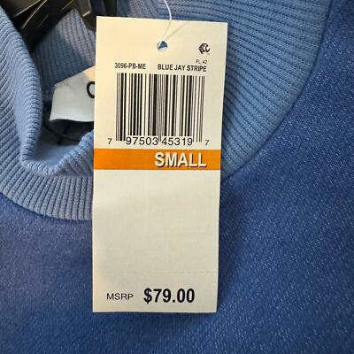t OAT New York Blue Jay Stripe Sweatshirt NWT Size Small | eBay
