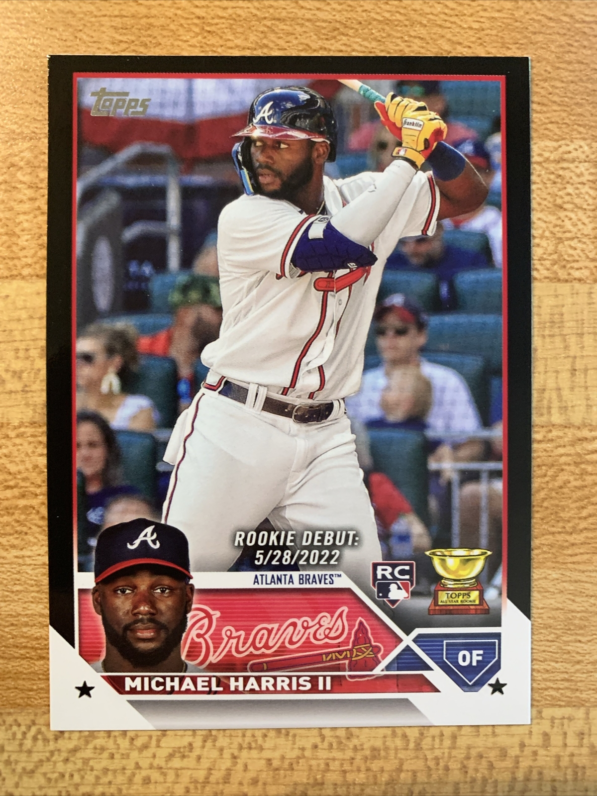 2023 Topps Update Michael Harris II Rookie Debut Black /72 #US225