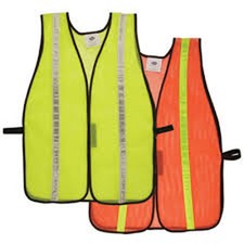 Non ANSI Economy Hi Viz Mesh Safety Vest With Reflective Stripes