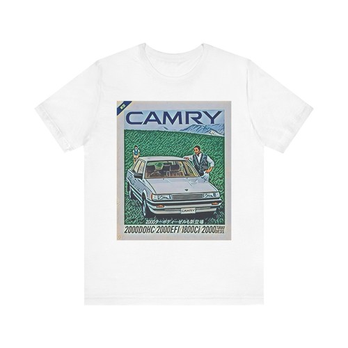 Retro Camry Tee, Autoliebhaber Geschenk, Unisex Grafik T-Shirt, Freizeit Kurzarm
