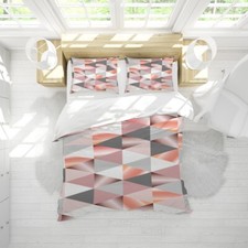3D Geometry Pattern Colorful Quilt Cover Set Duvet Cover Bedding Pillowcases