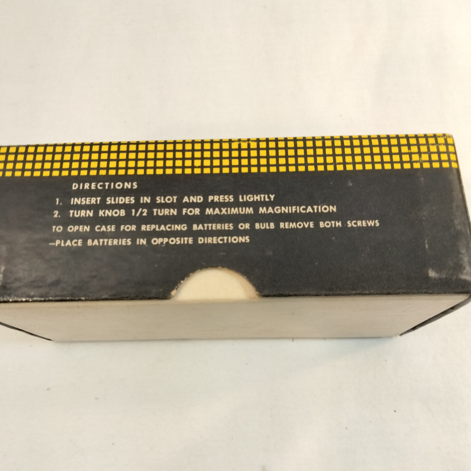 ARROW VIEW 35mm Film Slide Viewer Adjustable Magnification Marbled