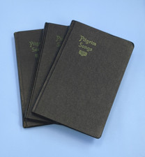 Pilgrim Songs Hymnal from 1961 Set of 3 Black Cover Books