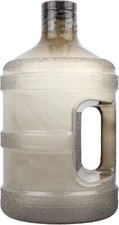 BPA FREE 1 Gallon Reusable Plastic Water Bottle Jug Container Drinking Canteen
