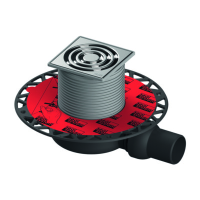 TECE drainpoint S 112 Ablauf Universalflansch flach Seal System Rahmen 3601102