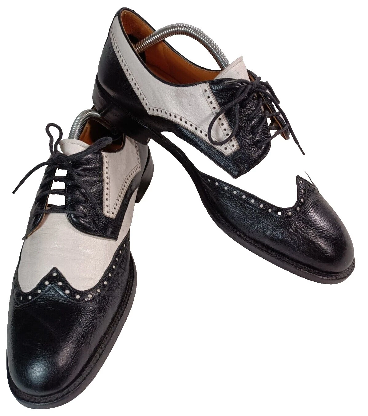 Zapatos de vestir blanco Mezlan superior de cuero para hombres