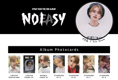 kiyumi様の専用ページです。 Stray kids Lee Know NOEASY NOISY Official Photo card PC photocard