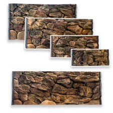 3D Aquarium Struckturwand  50x30 bis 200x60 Terrarien Rückwand Neuware Fische