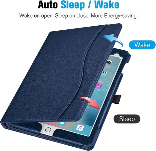 Funda para iPad Pro 9.7'' 2016 Multi-Ángulo Visualización Folio Inteligente Soporte Cubierta Bolsillo - Imagen 3 de 13