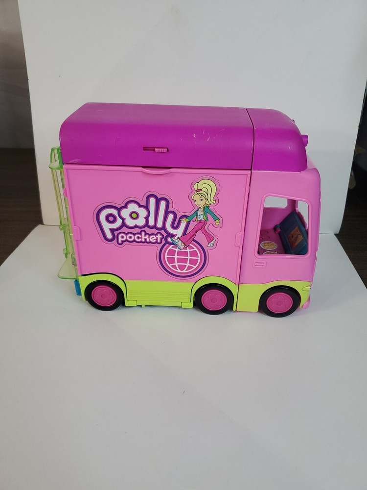 Polly Pocket TRIPLE-DECKER BUS PLAYSET - 2007 Mattel