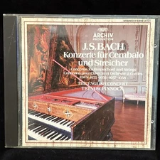 BACH Harpsichord Concertos TREVOR PINNOCK - ARCHIV CD SOLID SILVER france