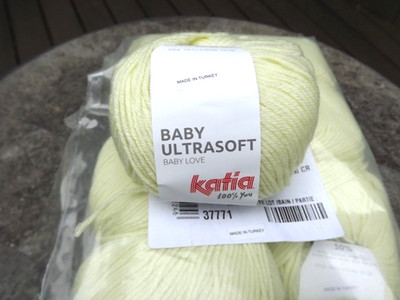 Katia Baby Ultrasoft,  20  balls available, sold by the SINGLE SKEIN, 131 yards