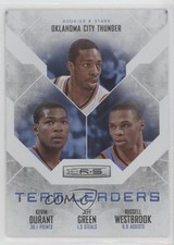 2010 Rookies & Stars Team Leaders Holofoil /199 Jeff Green Kevin Durant #21 0d3