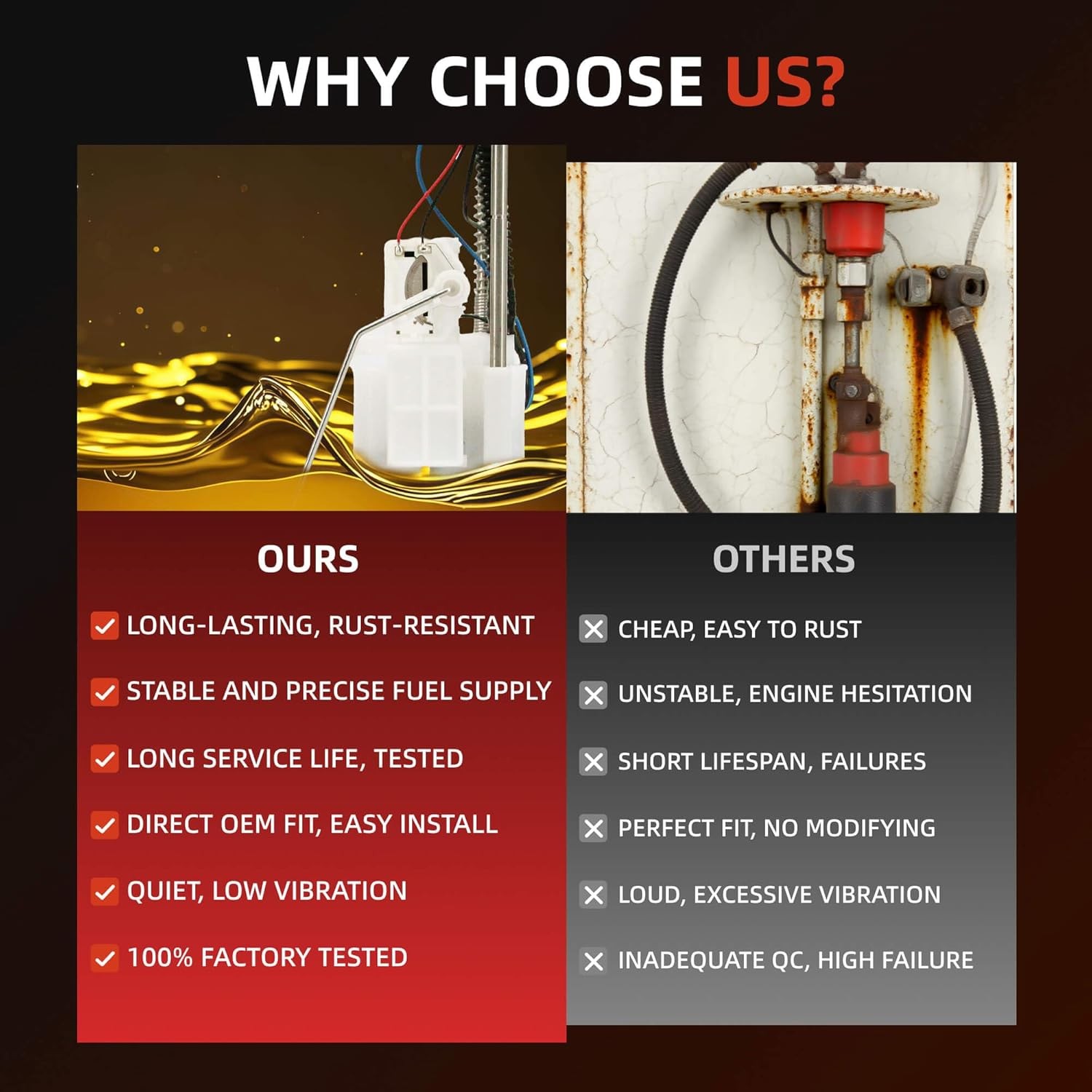 Fuel Pump Module Assembly Compatible with Polaris Ranger 500 EFI Crew 2006-2013,