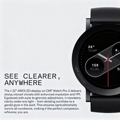 CMF by Nothing Watch Pro 2 AMOLED GPS Smartwatch - Global Version | Neu