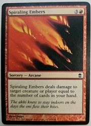 Spiraling Embers - Saviors of Kamigawa #116 Common