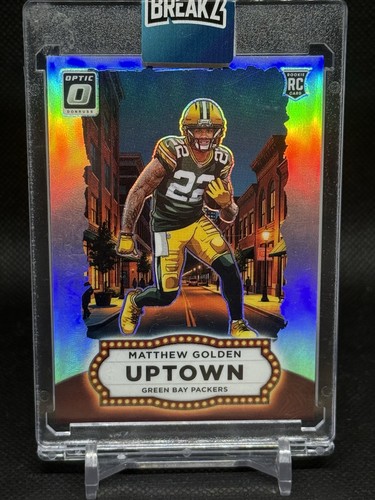 Panini 2025 Donruss Optic Football Uptown Prizm Matthew Golden RC #14 Packers