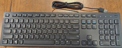 [Lot of 4] Dell KB212-B USB SLIM Design Quiet Key Keyboard - Black & Mouse Combo