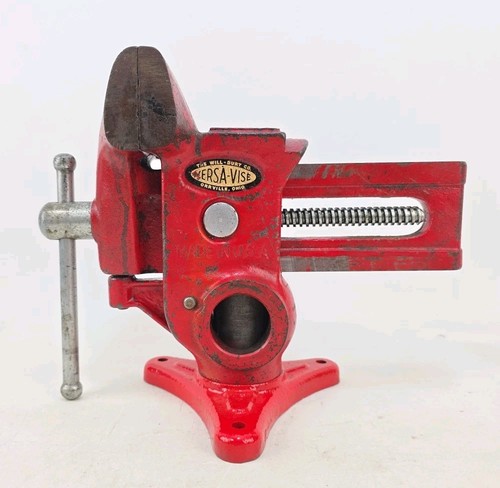 Will-Burt Versa Vise 3.5" Jaws Swivel Bench Vise USA w/ Base 4-1043-5