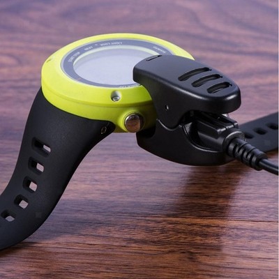 Ersatz-USB-Uhrenladekabel Mit Ladeclip Für Suunto-Uhren - Schwarz