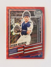 2026 Panini Stars & Stripes Prize - #156 Ryder Helfrick Red Wave Prizm