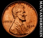 1936 Lincoln Wheat Cent- Choice Gem Brilliant Uncirculated Luster #J4871