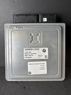2006-2007 BMW E60 E61 525i 525xi 530i Engine Control Module DME ECM 7561684 OEM