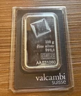 VALCAMBI Suisse 100 Gram .999 FINE SILVER Bar w/ASSAY Cert #AA031080 🇨🇭⭐️⭐️⭐️