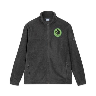 GrowWisely logo fleece jacket | Embroidered Stay Rooted design